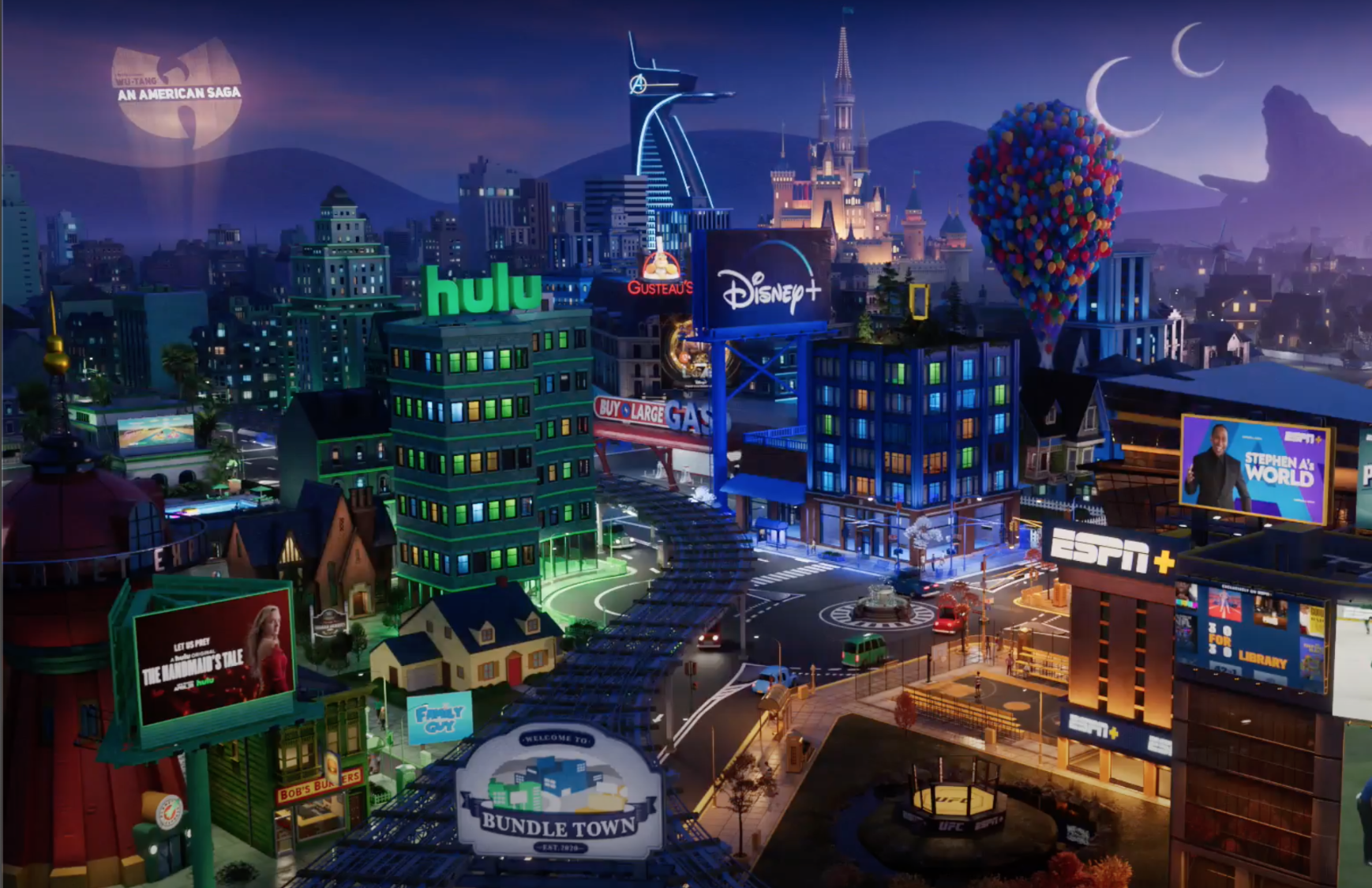 Referencia: spot original Disney Bundle Town